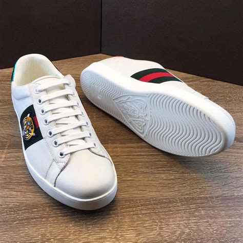 gucci embroidered sneakers men|classic gucci sneakers for men.